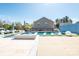 Stunning pool area with spa, lounge chairs and well-maintained landscaping perfect for relaxation at 3124 Berry Creek Rd, Charlotte, NC 28214
