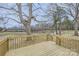 Enjoy this outdoor deck that overlooks the expansive backyard views at 3225 Liberty Rd, Gold Hill, NC 28071