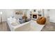 Spacious living room featuring a fireplace with built-ins and lots of natural light at 4012 Cambridge Hill Ln, Charlotte, NC 28270