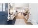 Inviting foyer showcases an open floor plan with views of the kitchen, dining, and living areas at 7869 Iron Rd, Sherrills Ford, NC 28673