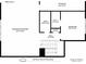 Second floor plan displaying recreation room, bedroom, bathroom, walk-in closet and storage area layout at 197 Tetcott St, Mooresville, NC 28115