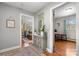 Hallway features a decorative cabinet and view into other rooms at 3407 14Th Sw Ave, Hickory, NC 28602