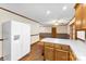 Kitchen that opens into the dining area at 4107 Windwood Dr, Gastonia, NC 28056