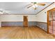 Open living room with hardwood floors and neutral colors at 4107 Windwood Dr, Gastonia, NC 28056