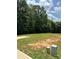 A look at the cleared area in the backyard at 185 Crystal Bay Dr, Mooresville, NC 28115