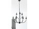 Modern chandelier with a sleek black finish provides elegant lighting at 2363 Reepsville Rd, Lincolnton, NC 28092