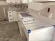 Close up of new countertops and white cabinets in a new construction kitchen at 318 Stanback St, Mount Gilead, NC 27306