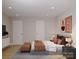 Cozy bedroom with neutral tones, soft lighting, and contemporary artwork, creating a relaxing and inviting space at 6049 King Charles Ct, Charlotte, NC 28213