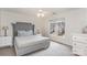Spacious main bedroom with soft carpet, large window, and bedside tables at 10015 Garrison Watch Ave # 168, Charlotte, NC 28277