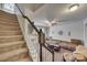 Inviting living room with hardwood floors, plush sofa, and ample natural light at 1213 Bhaltair Ln, Fort Mill, SC 29708