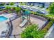 Community playground with modern equipment surrounded by manicured landscaping at 1213 Bhaltair Ln, Fort Mill, SC 29708