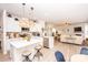 This bright kitchen has a large island with seating and stainless steel appliances at 154 Rooster Tail Ln, Troutman, NC 28166