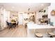 Spacious kitchen with stainless steel appliances, a central island, and an adjacent dining area, ideal for modern living at 154 Rooster Tail Ln, Troutman, NC 28166