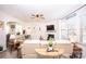Bright living room with ample seating, a fireplace, and natural light at 154 Rooster Tail Ln, Troutman, NC 28166