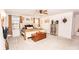 This main bedroom offers neutral décor, a ceiling fan, and two large windows at 154 Rooster Tail Ln, Troutman, NC 28166