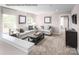 Cozy loft area featuring neutral colors, comfortable seating, and plush carpeting at 3010 Bramble Hedge Rd # 3271, Indian Trail, NC 28079