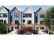 Modern townhome exterior with unique architectural design at 3011 Yada Ln, Charlotte, NC 28208