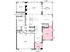 Detailed first-floor floor plan showcasing the layout with kitchen, dining, gathering room, study, garage, and outdoor living at 3050 Tramore Dr, Harrisburg, NC 28075