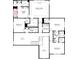 Detailed second-floor plan with owner's suite, bedrooms, bathrooms, loft and laundry room layout at 3050 Tramore Dr, Harrisburg, NC 28075