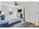 Serene main bedroom with stylish decor, neutral tones, and ample natural light for a relaxing retreat at 3201 Decapolis Dr, Charlotte, NC 28215