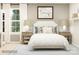 This bedroom features a white bed frame and a light neutral paint color at 4171 Skyboat Cir, Fort Mill, SC 29715