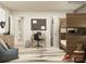 A cozy bedroom featuring a desk area, stylish rug, and a fun bunk bed set at 4171 Skyboat Cir, Fort Mill, SC 29715
