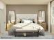 Comfortable main bedroom featuring a large bed, bedside tables with lamps, and elegant decor at 4171 Skyboat Cir, Fort Mill, SC 29715