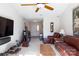 Bright living room with vaulted ceilings and comfortable seating at 611 Chase Brook Dr, Rock Hill, SC 29732