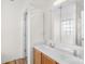 Bathroom featuring double sinks with a shared mirror at 6821 Parkers Crossing Dr, Charlotte, NC 28215