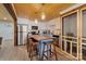 Well-lit kitchen with stainless steel appliances, butcher block island, and stylish pendant lighting at 938 Pinehaven Dr, New London, NC 28127