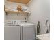 Bright laundry area with modern washer and dryer at 938 Pinehaven Dr, New London, NC 28127