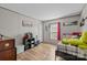 Bright bedroom with a comfortable bed and vinyl floors at 119 Old Hearth Rd, Clover, SC 29710
