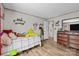 Charming bedroom with a comfortable bed and vinyl floors at 119 Old Hearth Rd, Clover, SC 29710