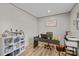 Modern office space featuring a sleek desk and ample storage shelving at 119 Old Hearth Rd, Clover, SC 29710