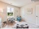 Adorable bedroom is decorated with playful furnishings and artwork at 12140 Devon Square Ct, Charlotte, NC 28262