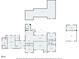 Detailed floor plan showcasing layout of main level including kitchen, living, dining, and bedrooms at 1500 Griffith Rd, Monroe, NC 28112