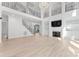Bright and spacious living room showcasing built-in shelves at 15009 Lisha Ln, Charlotte, NC 28277