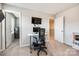 Home office with desk setup and multiple doorways for easy access at 1986 Thoreau Way, York, SC 29745