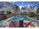 Gorgeous backyard oasis featuring a large swimming pool and lounge area at 2132 Rolston Dr, Charlotte, NC 28207