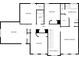 Upstairs floor plan displaying bedrooms, bathrooms, and primary suite layout at 3711 Cole Mill Rd, Charlotte, NC 28270