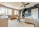 Comfortable living room with hardwood floors, soft sofas and a view from windows at 4912 Kenbury Ct, Fort Mill, SC 29708