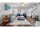 Spacious living room with a comfortable grey sofa and ample natural light at 71 40Th Avenue Ne Dr # 7, Hickory, NC 28601
