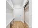 Clean mud room with shelving and a closet at 7419 Tesh Rd, Monroe, NC 28110