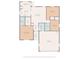 A detailed floorplan showcasing the layout of the house, including the dimensions of each room at 10031 Orchard Grass Ct, Charlotte, NC 28278