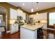 Gorgeous kitchen featuring granite counters, stainless appliances, and a large island at 1022 Bimelech Dr, Indian Trail, NC 28079