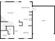 Main floorplan showing living room, kitchen, breakfast nook, garage, dining area, and foyer at 10827 Azure Valley Pl, Charlotte, NC 28269