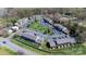 Aerial view of the neighborhood with manicured lawns, ample parking, and mature trees at 1100 22Nd Ne St # 502, Hickory, NC 28601