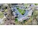 An aerial view shows the well-maintained complex surrounded by mature trees and ample parking at 1100 22Nd Ne St # 502, Hickory, NC 28601