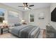 Relaxing bedroom with serene decor, modern furnishings, and a large window create a peaceful atmosphere at 111 Proust Rd, Statesville, NC 28625
