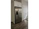 This kitchen showcases a stainless steel refrigerator with a water and ice dispenser at 1124 Clouse St, Gastonia, NC 28052